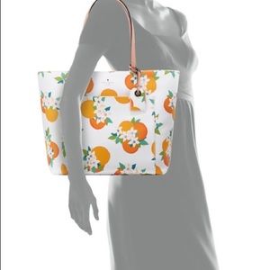 Kate Spade HARDING STREET ORANGES RILEY TOTE